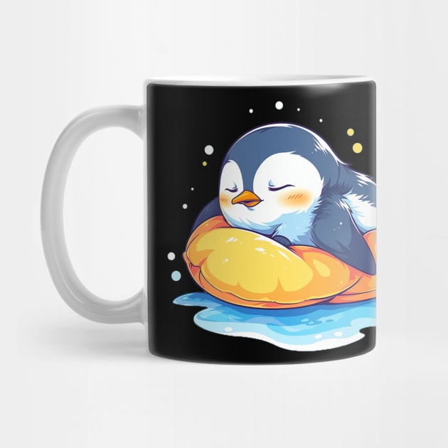 sleeping penguin by dubcarnage